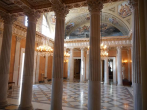 Interno Il Casino Nobili a Villa Torlonia 